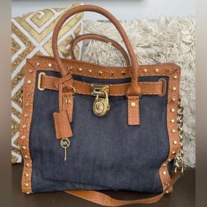 Michael Kors Hamilton Denim Bag